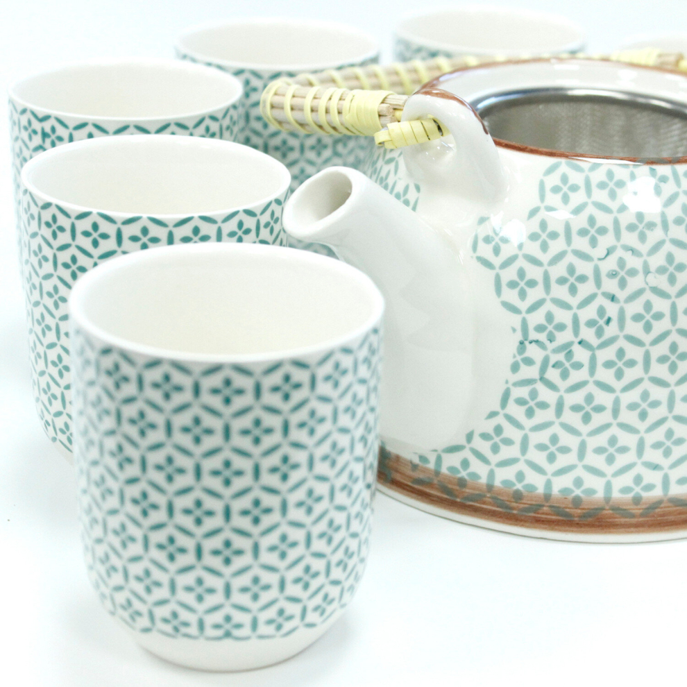 Ancient Wisdom Green ( Mosaic) Herbal Teapot Sets