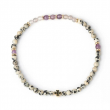 4mm Mini Beads Spotted Stone Anklets Summer Beach Foot Chain Bohemian Adjustable Anklet Bracelets For Women Girls Jewelry
