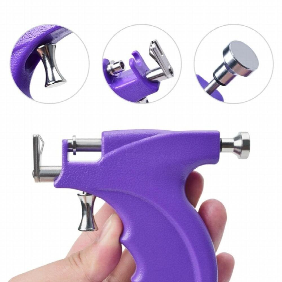 Ear Piercing Tool Set, Ear Nose Navel Piercing Machine, Professional Painless Body Hole Piercing Tool