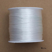 60m/Roll Nylon Stretchy Elastic Thread Cord String Strand Beading DIY Craft 0.6mm for Jewelry Making Diy Charm Bracelet