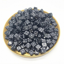 50PCS/Lot 6 Sided Portable Drinking Dice 6MM Acrylic Round Corner Board Game Dice Party Gambling Game Cubes Digital Dices#QN07