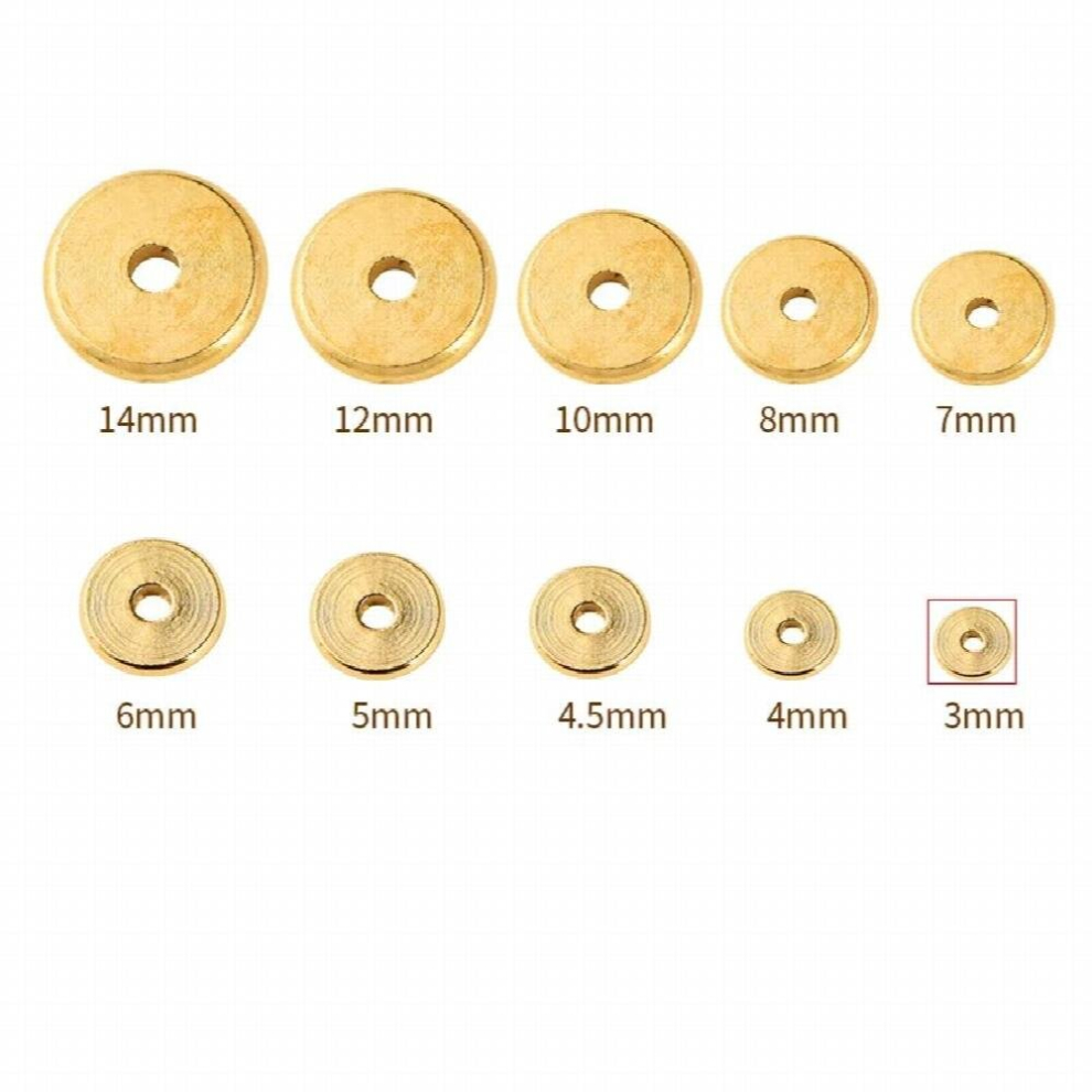 100pcs Metal Brass Flat Space Beads 3/4/5/6/7/8mm Bracelets Loose Charm Bead for DIY Necklaces Jewelry Making Accessories-image-OPC-PCSRSXV-NEW