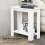 Costway 2-Tier End Table Wooden Sofa Bedside Table w/ Storage Shelf Nightstand 8