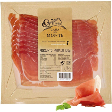 Portuguese Sliced Cured Ham 150g (5.29Oz) Cured Pork Jamon Serrano