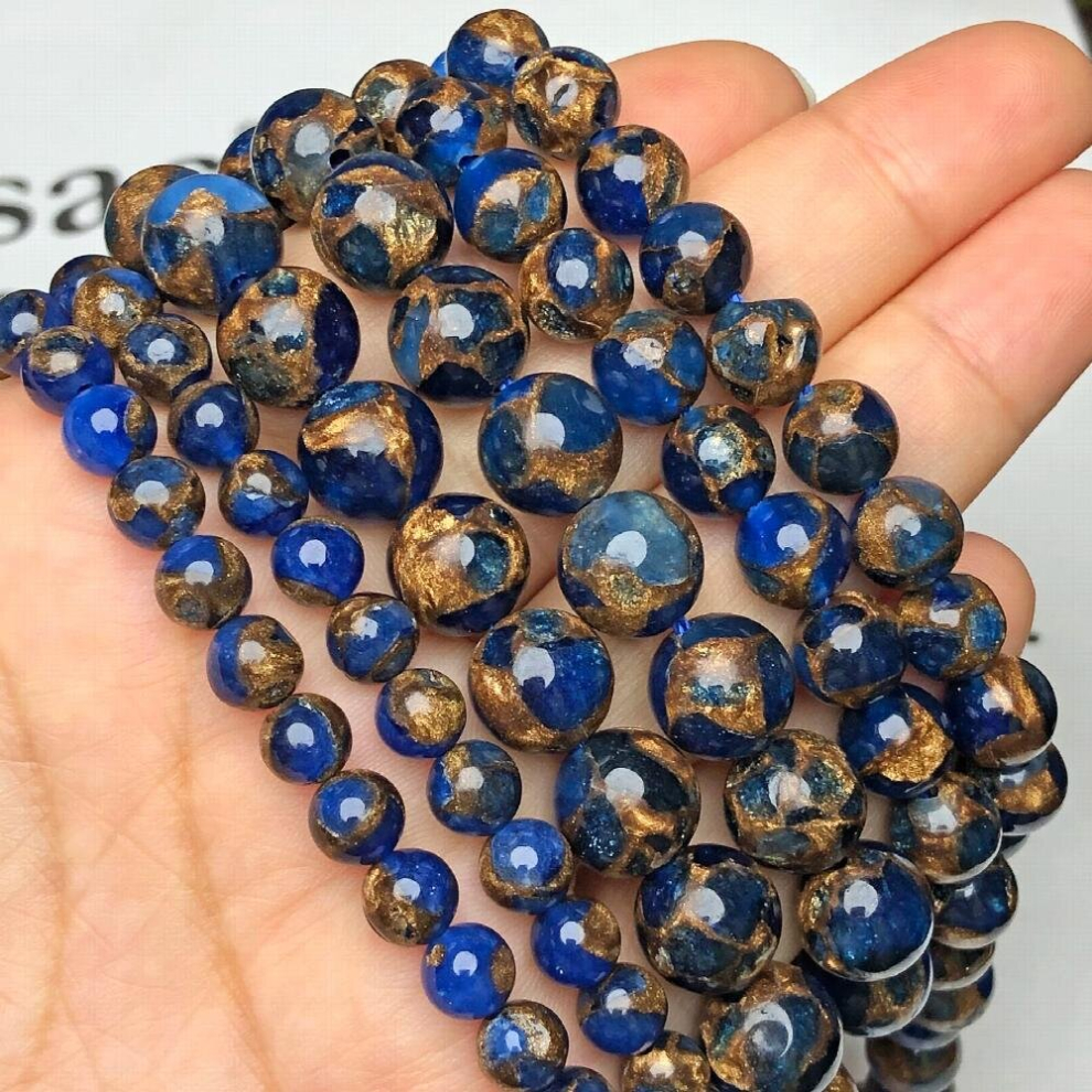 Natural Stone Cloisonne Beads Loose Spacer Rondelle Beads For Jewelry Making 4/6/8/10MM Diy Necklace Bracelet Accessories-image-OPC-PCSRXK7-NEW