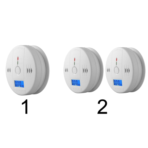 2 Pack Alarm And Monoxide Detector Operated 100% Smoke 2
