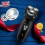 Men's Waterproof Electric Rotary Shavers 3-Direction Flex Heads 4