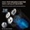 Men's Waterproof Electric Rotary Shavers 3-Direction Flex Heads 7