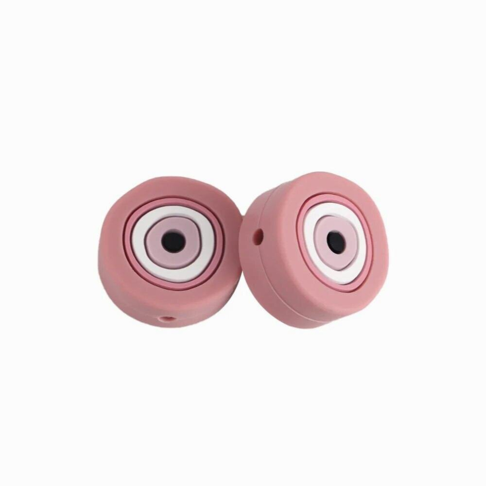 Kovict 10Pcs Baby Teething Toys Cartoon Angel Eyes Animal Baby Teether Rodent For Pacifier Chain Food Toys Baby Teether Multicoloured
