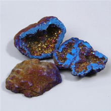 1 Piece Of Natural Cluster Crystal Raw Stone Irregular Plating Crystal Quartz Druzy Display Specimen Mineral For Jewelry Making