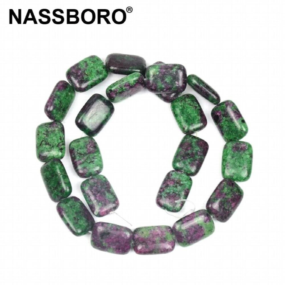 Rectangle Epidote Zoisite Natural Stone Beads For Jewelry Making Loose Spacer Beads Bracelet Necklace DIY Accessories Crafts-image-OPC-PCSRY2F-NEW