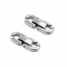 2pieces Stainless Steel Clasps for Chain Bracelet and Necklace Buckle Jewelry Making Accessories