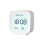 (White) Digital Clock with Temperature and Humidity Clock 1