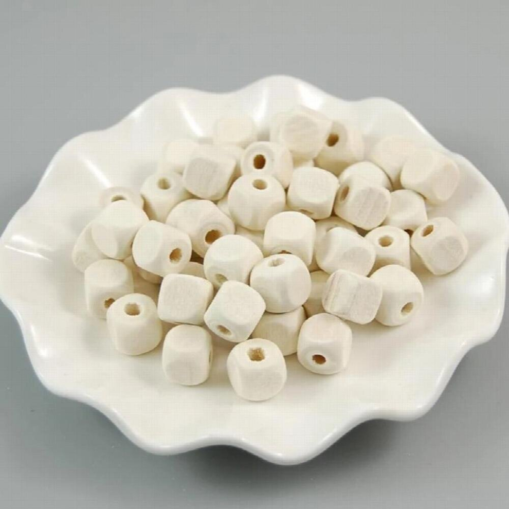 500pcs Square Natural Wood Beads Loose Wooden Spacer Beads For Jewelry Making DIY Necklace Bracelet Material 8x8mm 10x10mm-image-OPC-PCSS8WJ-NEW