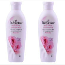 Enchanteur Hydrating Moisture Silk Romantic Perfumed Body Lotion White 250ml Pack of 2