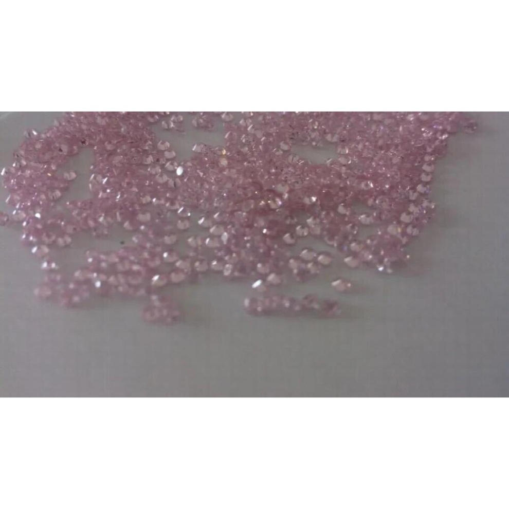 Pink 1000Pcs/Lot 1.5Mm Round Created Cubic Zirconia Loose Stone For Nail Beauty