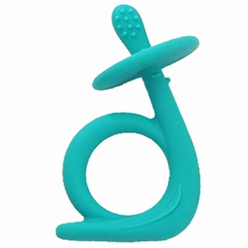 Chenkai 10Pcs Silicone Snails Pacifier Teether Baby Chewable Food Diy Dummy Nursing Jewelry Pendant Sensory Toy Gift Multicoloured
