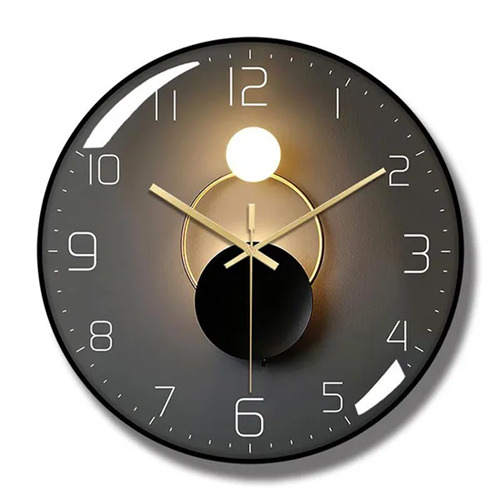 12 inch Modern Mute Wall Clock Living Room Quartz Clock 1