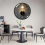 12 inch Modern Mute Wall Clock Living Room Quartz Clock 6
