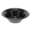 12 oz Laminated Foam Dinnerware Bowl, Black 1