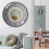 12 inch Modern Mute Wall Clock Living Room Quartz Clock 3