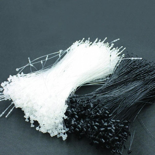 100pcs Loop Locks fasten rope Clothes label Tagging Pins Plastic loop lock pins Rope pin line tags holder sling