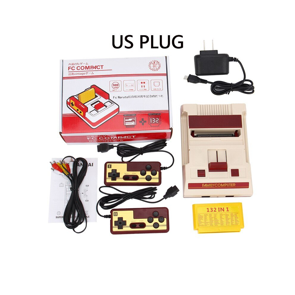8 Bit Video Game Console Built in 500 Classic Games Family Computer TV Game Consola Support Game Cartridge For FC Retro Gaming