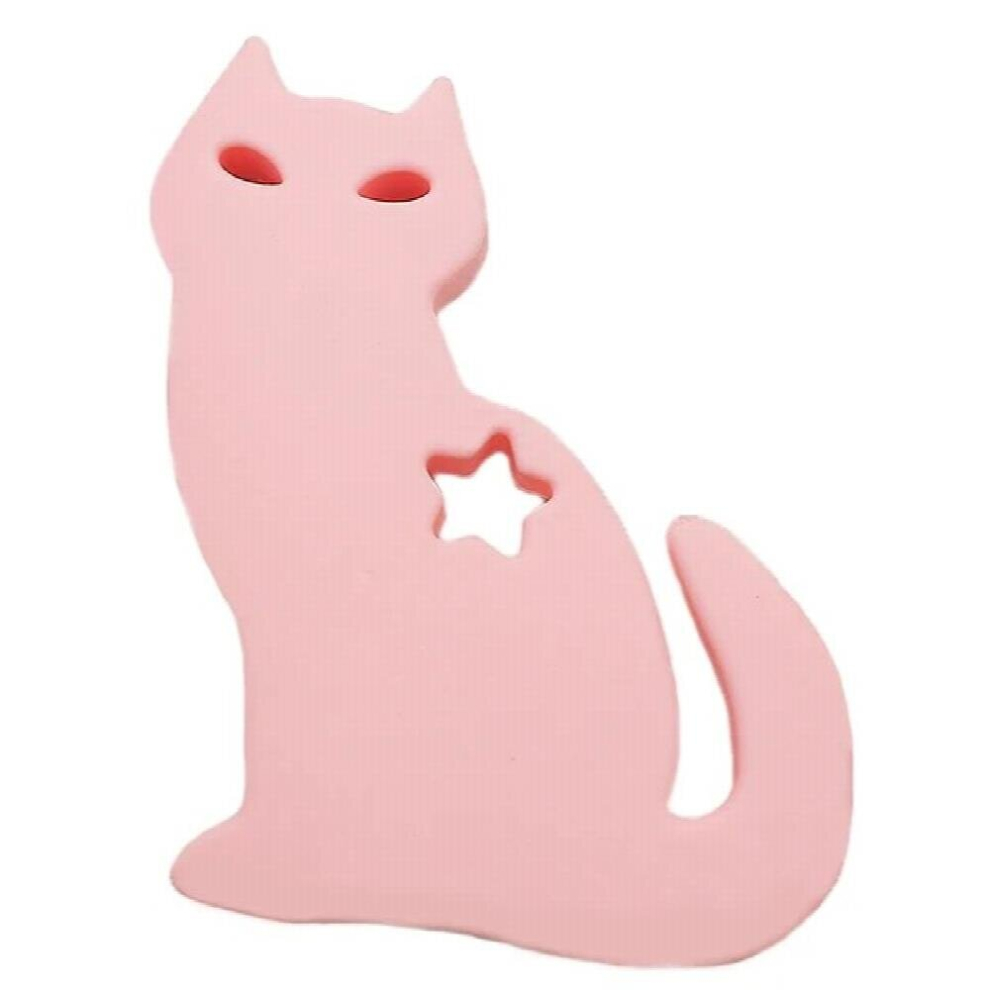 Chenkai 10Pcs Bpa Silicone Cat Teether Sensory Chewable Animal Teething Food For Diy Infant Sensory Toys And Multicoloured