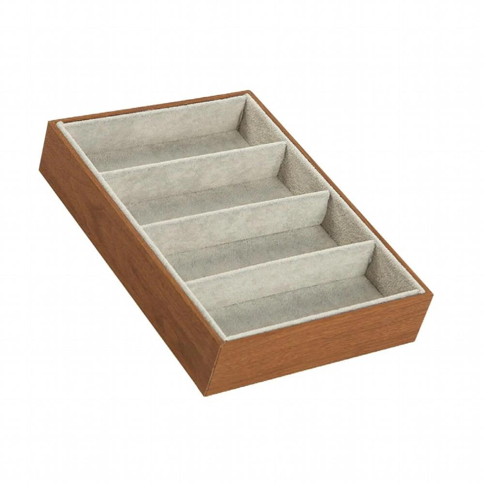 Wooden Eye Glasses Holder Container 4 Grid Eyeglass Sunglasses Organiser Case Sunglasses Storage Rack Stand Glasses Display Case