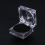 1Pc Clear Acrylic Ring Box Personalized Wedding Ring Bearer Box Ring Pillow Box Wedding Gift 4