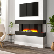 52 Inch Versatile Electric Fireplace with WiFi Remote Control