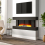 Living And Home 52 Inch Versatile Electric Fireplace with WiFi Remote Control 1