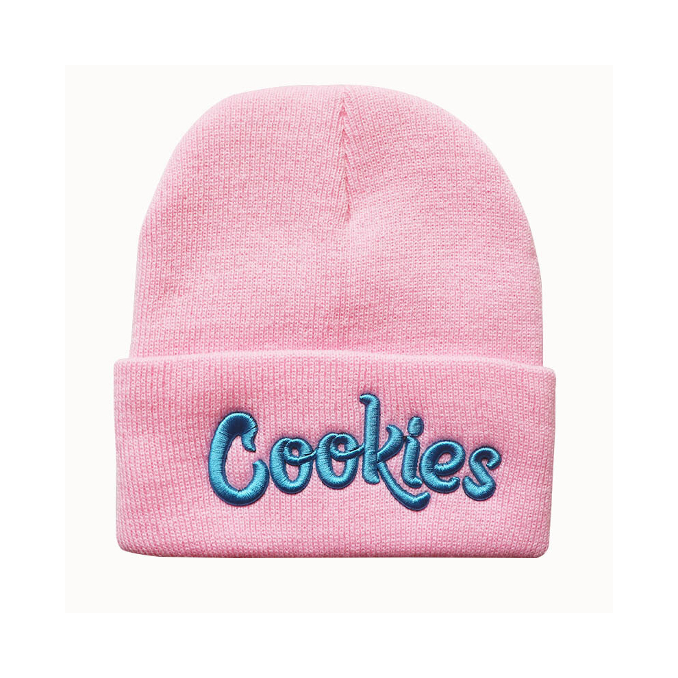 (5) New letter Cookies embroidered knitted cap wool cap head warm cold cap men and women fall and winter hat