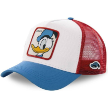 (Donald, white.) Cartoon animation mesh cap Mickey Mouse sunscreen baseball cap duck tongue hat Mickey hat