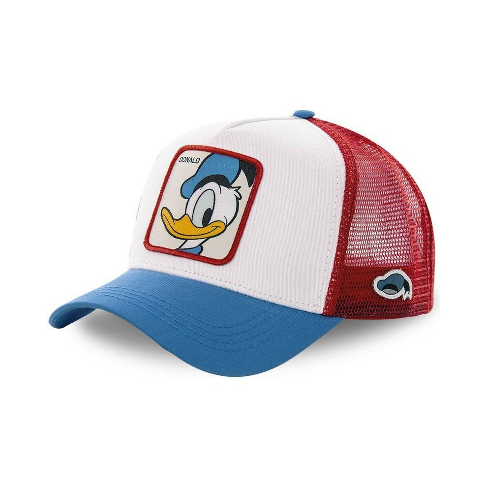 Amelie (Donald, White.) Cartoon Animation Mesh Cap Mickey Mouse Sunscreen Baseball Cap Duck Tongue Hat Mickey Hat