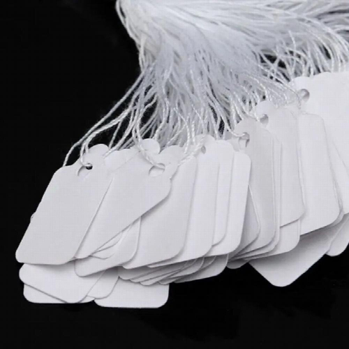 500Pcs Jewelry Clothing Display Merchandise Tags Label Tags String 2