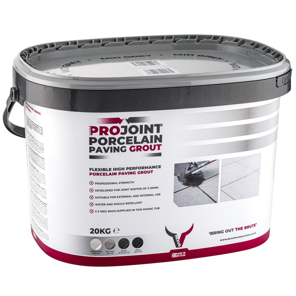 (Basalt) Nexus Pro Joint Porcelain Grout - 20KG