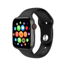 Touch Screen Smartwatch Black Fitness Tracker Heart beat Monitor