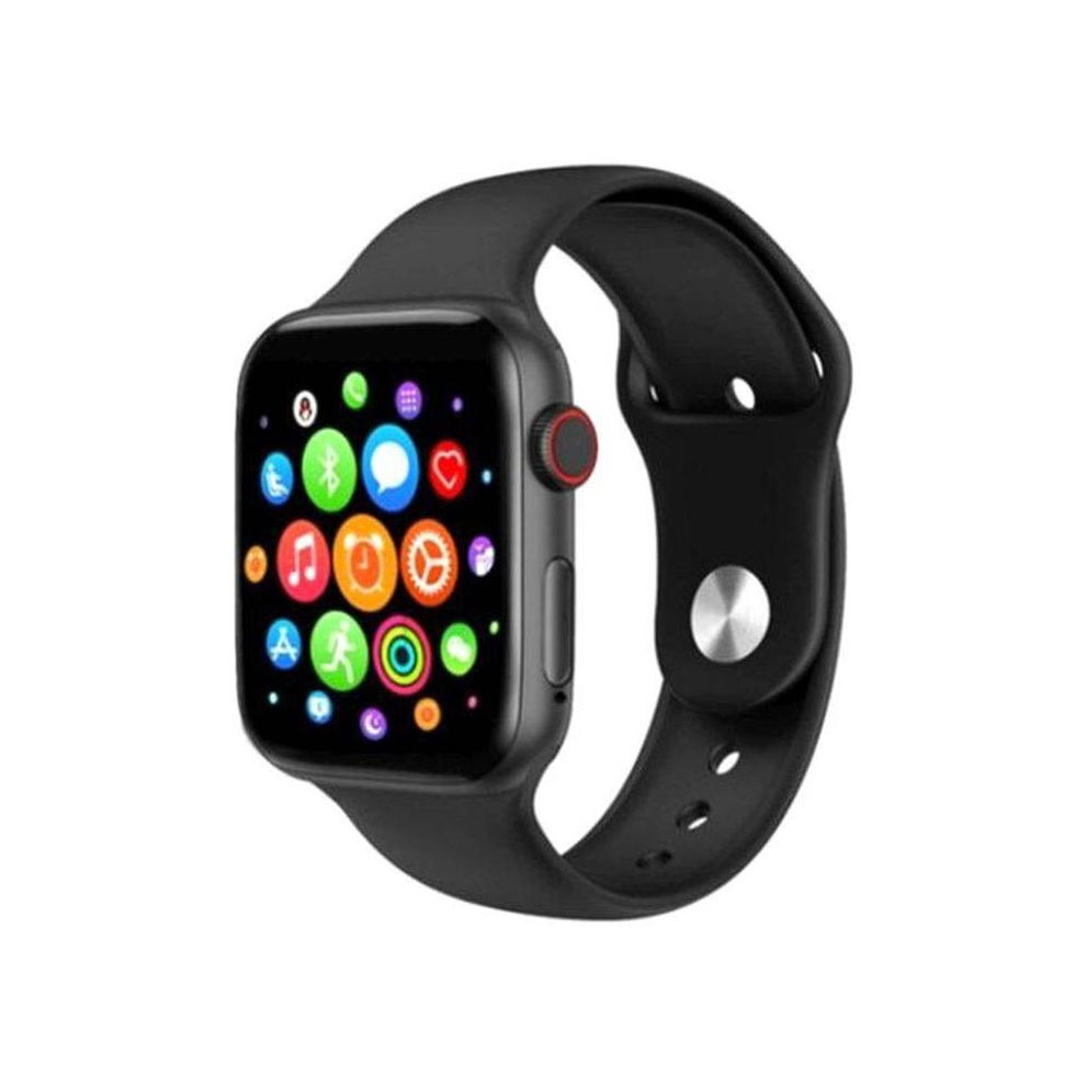 Touch Screen Smartwatch Black Fitness Tracker Heart beat Monitor