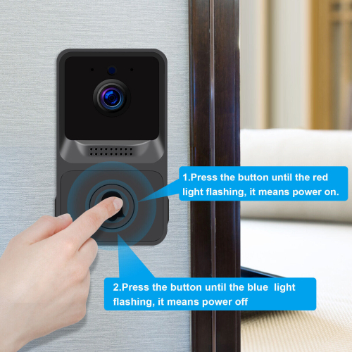 Smart Wireless WiFi Ring Doorbell Security Intercom Video Camera Door Bell UK