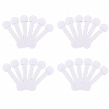 1000 Pieces Blank Jewelry Tags Stickers Round Jewelry Identification Labels Self Adhesive Barbell Stickers