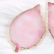 Nail Tool Leaf Nail Palette Resin Nail Painting Display Board Tool Ring Holder Earrings Display