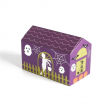 Halloween Horror house nougat biscuit candy box spot creative Halloween baking box
