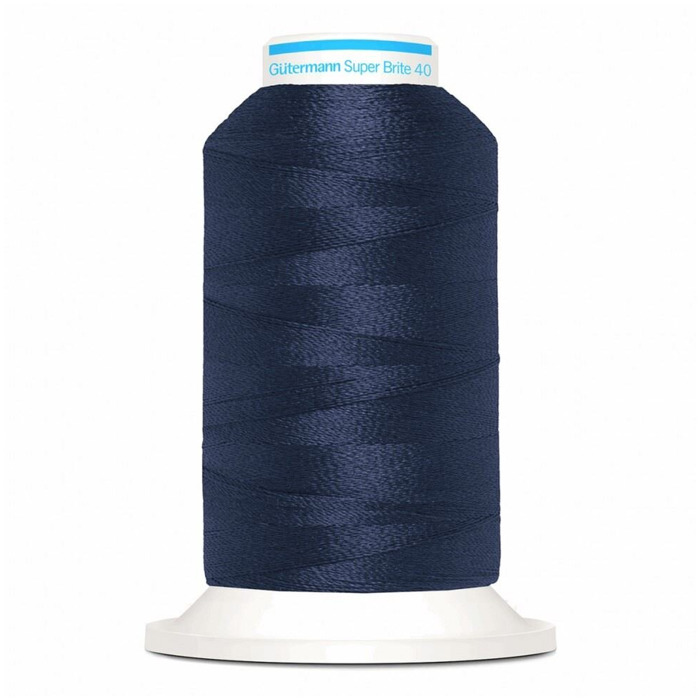 Gutermann Super Brite Polyester 40 Embroidery Thread 5909 - 1000 Metres - each