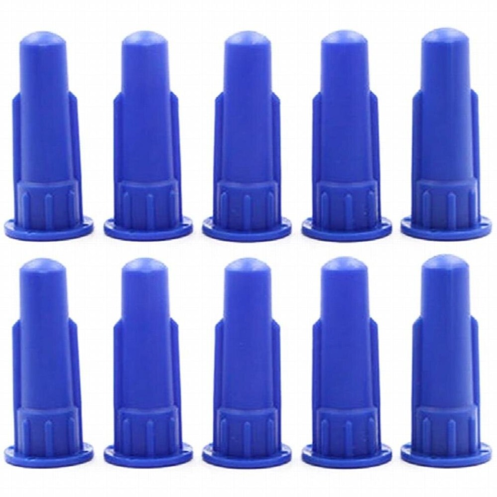 Cylindrical Cone For Caulking Spare Part Nozzle Spray Tip For Silicon Sealant Dispenser Syringe Accessory 10Pcs