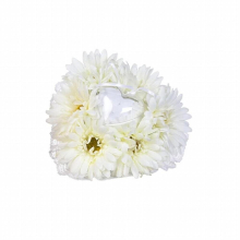 Sunflower Pillow Cushion with Heart Shaped Ring Box Sunflower Lace Ring Holder