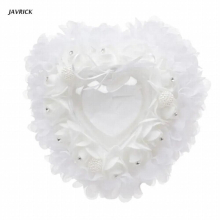 European-style Ring Pillow Wedding Bride and Groom Ring Pillow Support Lace Edge Ring Box Wedding Supplies K3ND