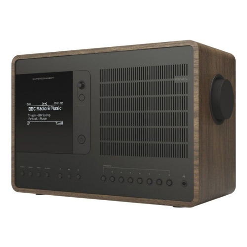 REVO SUPERCONNECT DAB+ FM DIGITAL RADIO WITH BLUETOOTH WALNUT/BLACK on ...