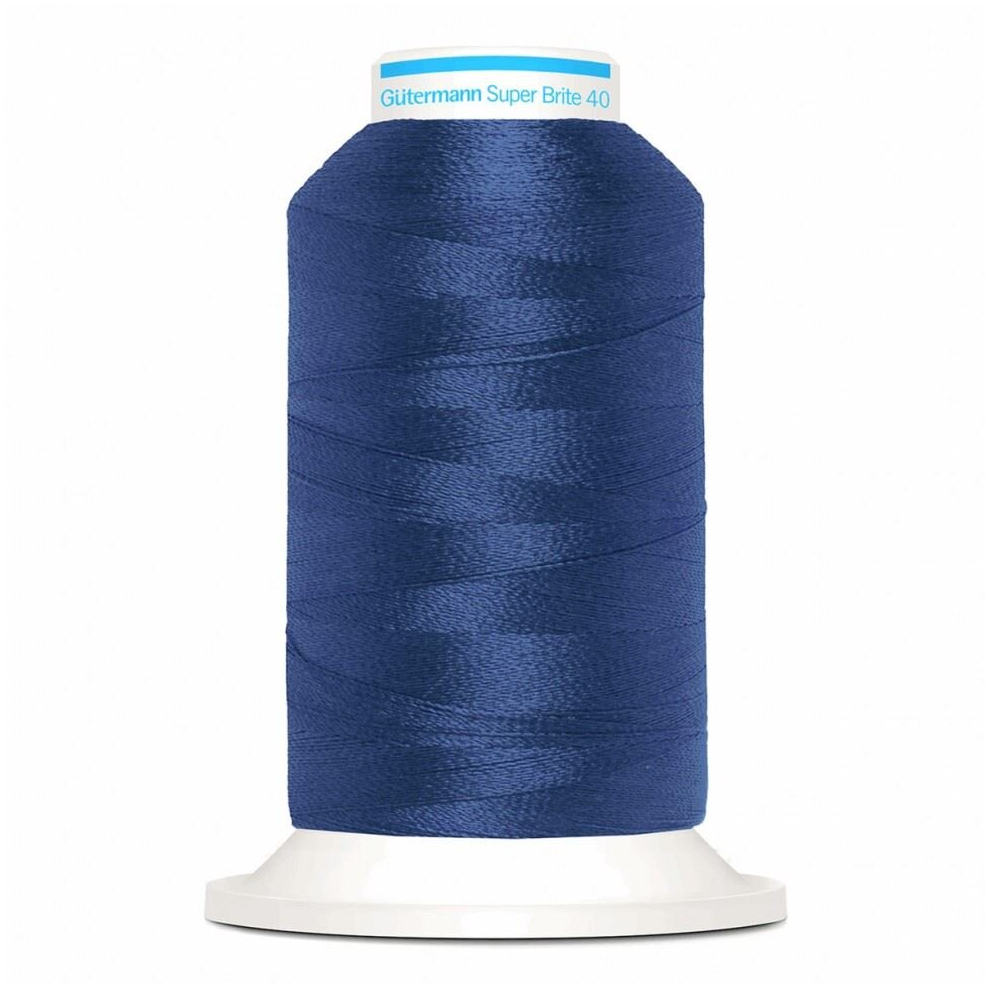 Gutermann Super Brite Polyester 40 Embroidery Thread 5739 - 1000 Metres - each