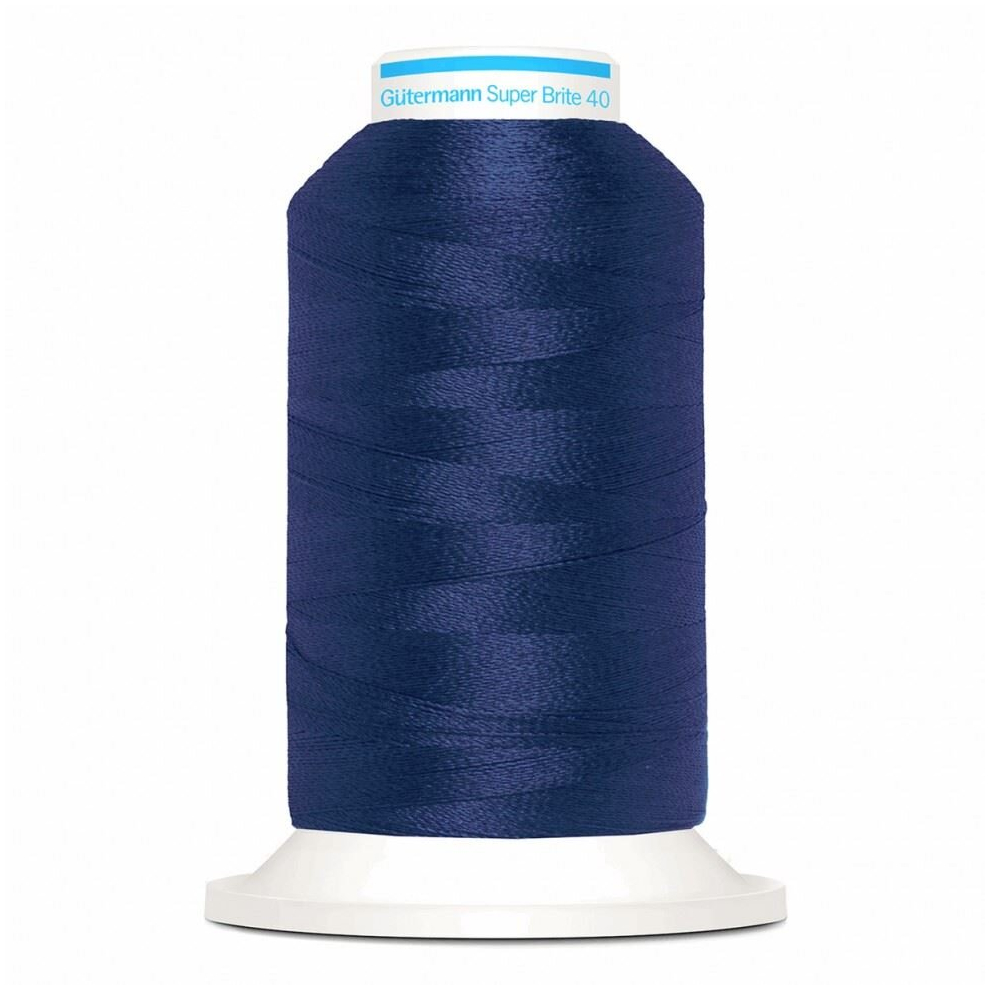 Gutermann Super Brite Polyester 40 Embroidery Thread 5686 - 1000 Metres - each